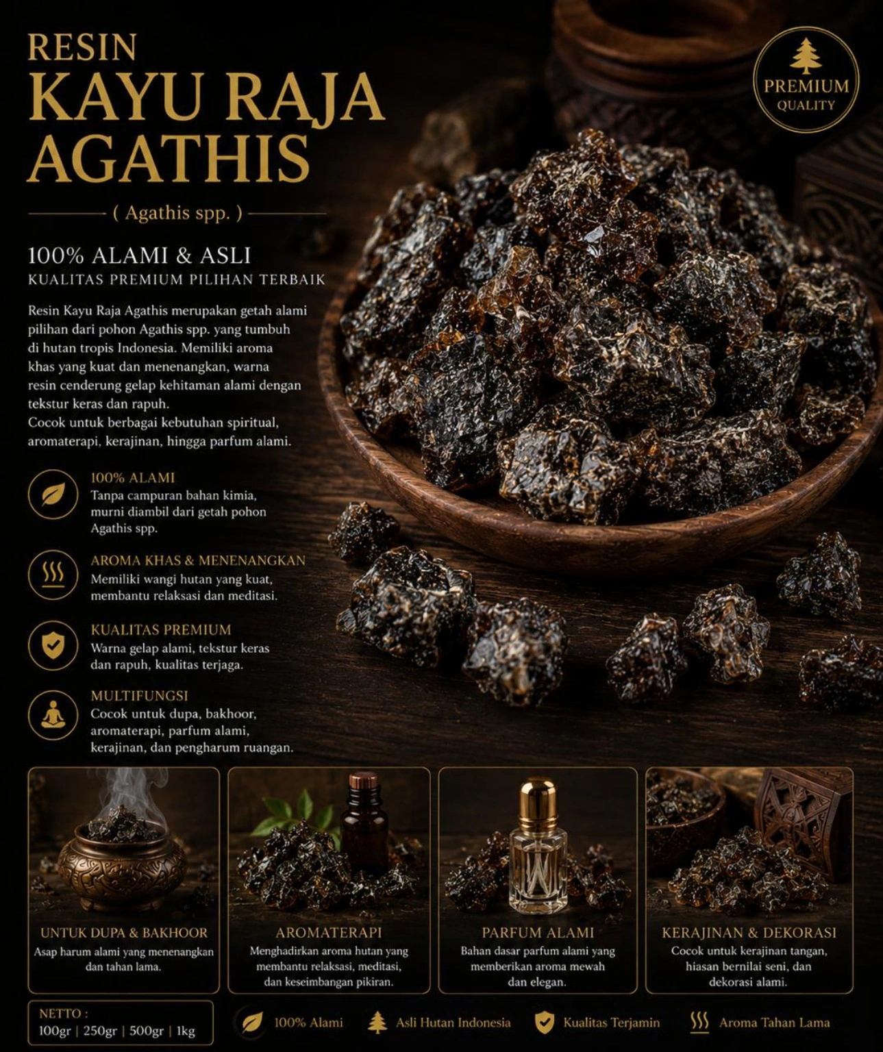 RESIN GAHARU SUMATERA